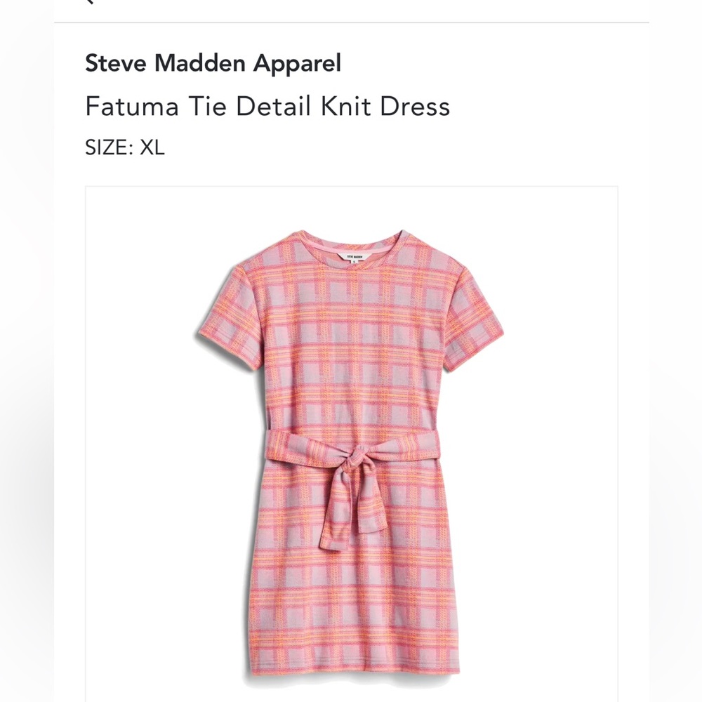 Steve Madden Mini Tie Dress
